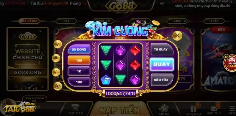 Game kim cương hấp dẫn với lối chơi siêu đơn giản