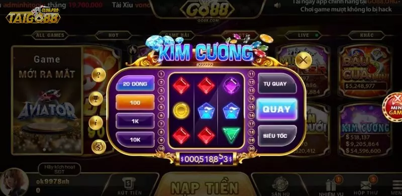 Slot kim cương Go88 mang đến những trải nghiệm tuyệt vời 