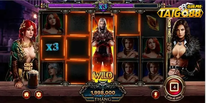 Đa dạng tính năng trong game The Witcher go88