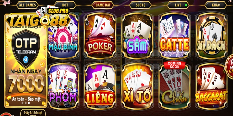 Sâm lốc Go88 nằm trong top game đình đám